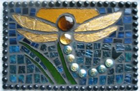 Glass mosaic tile