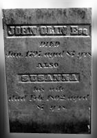 John Olin II and Susanna Pierce headstone